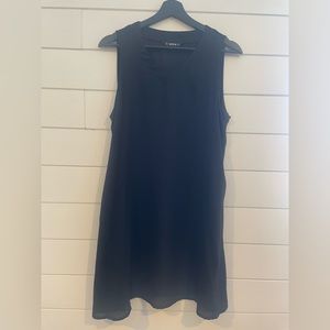 Shein black sheath dress (semi-sheer) not lined, M, NWOT